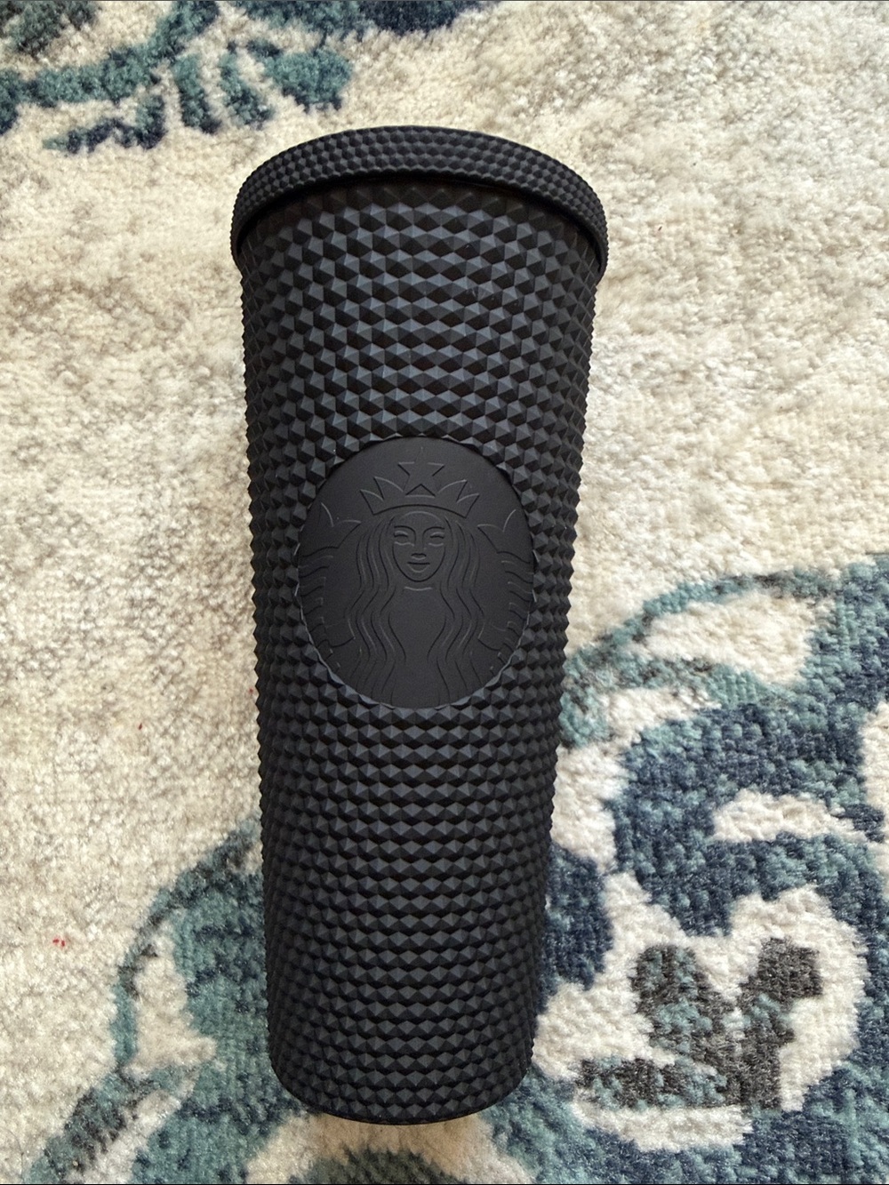 Starbucks Matte Black Textured Travel Cup